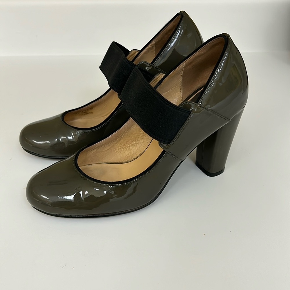 Cole Haan Chunky Heel Mary Jane Pumps Size 7